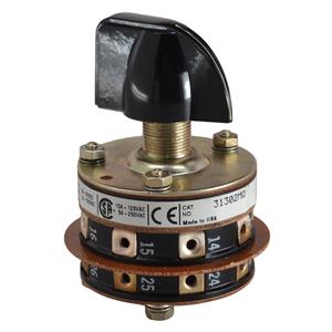 Electroswitch 31302MQ Rotary Switch 8 Position 2 Stack Metal