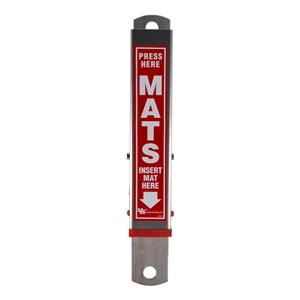 Hamel 825SD Stainless Steel Mat Clamp with Red Decal