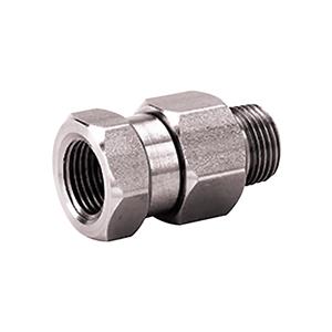 JE Adams 7044 High Pressure Stainless Steel Swivel 3/8