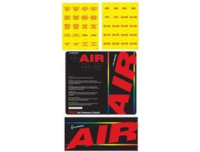 JE Adams 8430-1AKIT Decal Kit for Air Machines