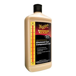 Meguiars M8501 Mirror Glaze Diamond Cut Compound 2.0, 32 oz.