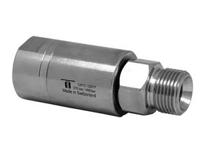 Mosmatic 31.163 DGL Spin swivel, 3/8in NPTF x G3/8in M. All DGL models have a high speed triple bearing system, maintenance free