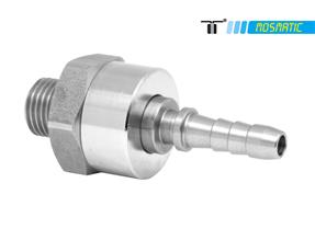 Mosmatic 30.654 DGS Inline swivel, 3/8in NPTF x 3/8in NPTF. All DGS models are very low torque, maintenance free