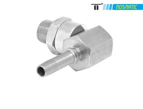 Mosmatic 32.489 DGK Compact, 3/8in NPTM x 3/8in NPTF 90 Degree