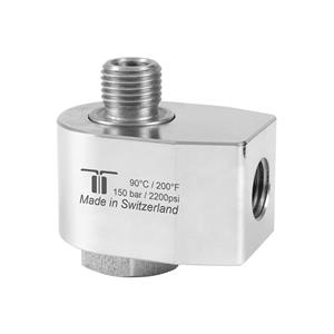 Mosmatic 40.009 90 Degree Short Stem Boom Swivel 1/4
