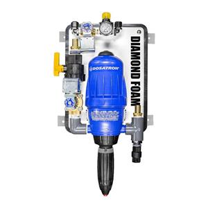 Dosatron Pump Panel 110V. 14 GPM, 500:1 White Background