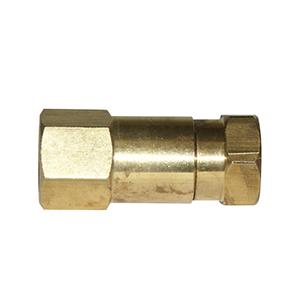 JE Adams 7045 Brass Straight Swivel 3/8