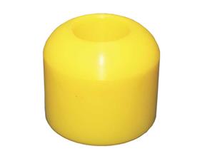 Sonny's Yellow Roller Up Cylinder Cap for Air Take Up 1-3/8