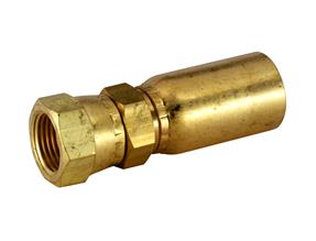 Swage Fitting, Brass 1/2