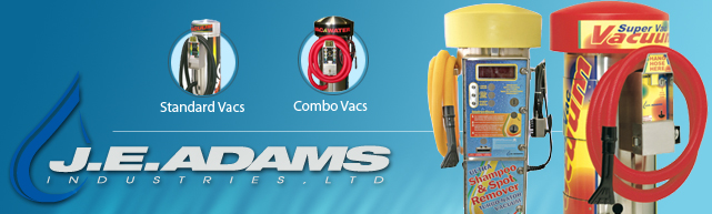 J.E. Adams Carwash vacuums